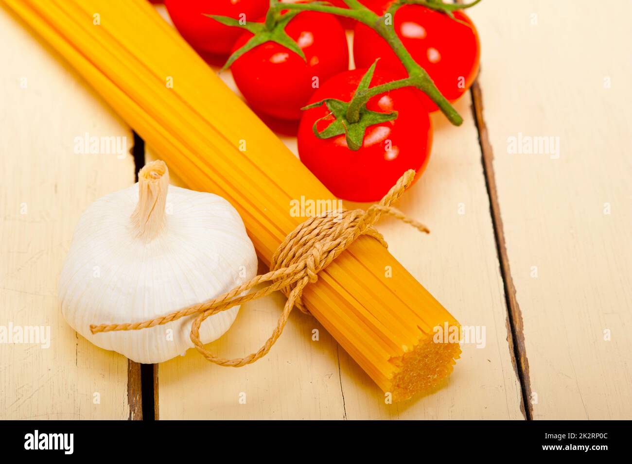 Italian basic pasta ingredients Stock Photo - Alamy