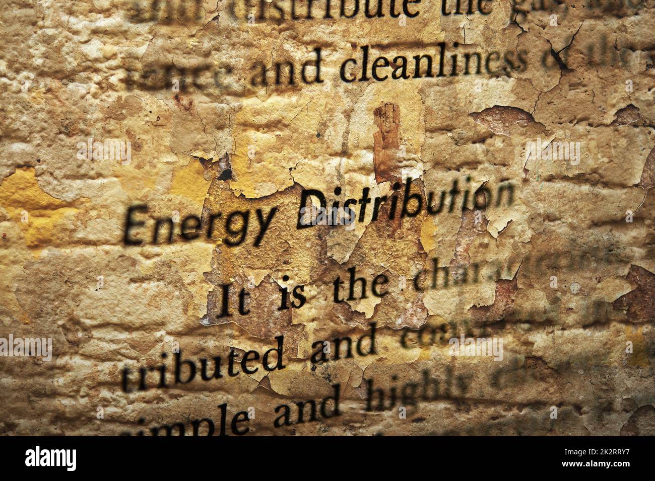 Energy distribution Stock Photo