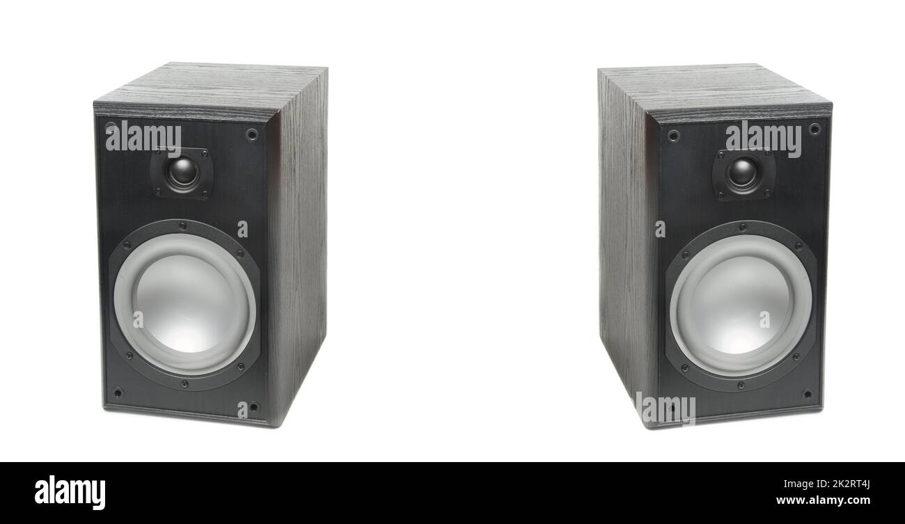 Hifi Speaker Isolated on White Stock Photo Alamy