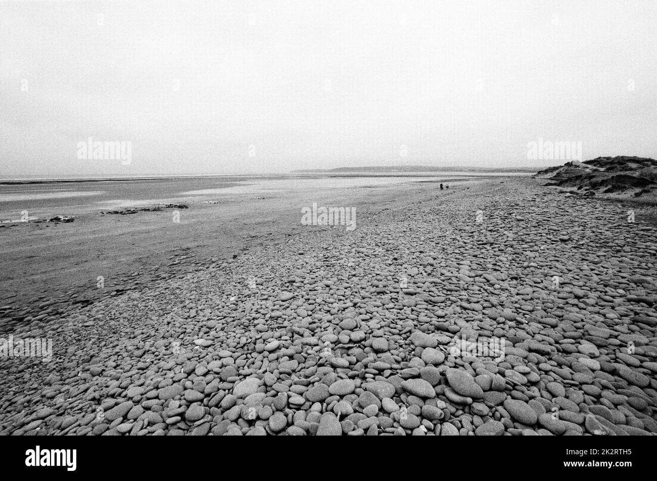 Westward Ho! Beach , North Devon, England, United Kingdom Stock Photo