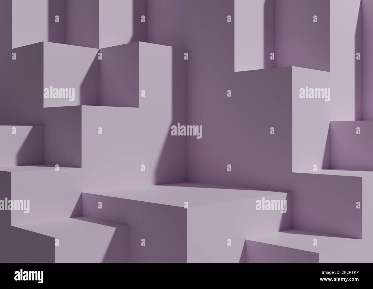 Minimal Pastel Pink or Purple Background 3D Studio Mockup Scene with