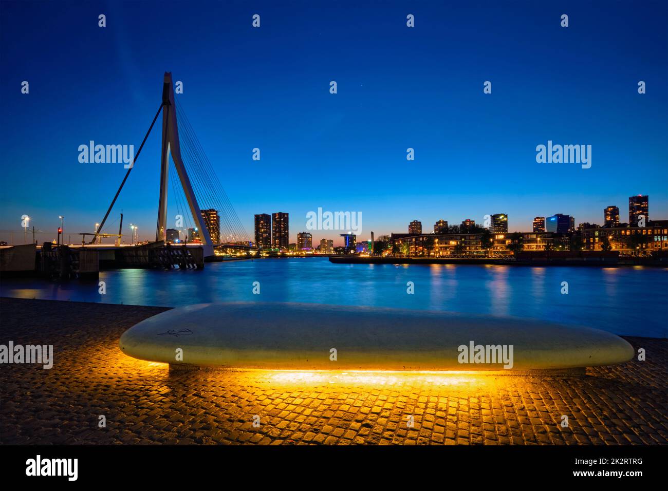 Erasmus Bridge, Rotterdam, Netherlands Stock Photo - Alamy