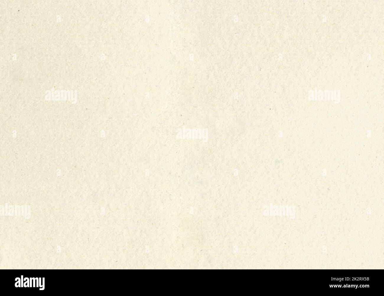 Large image close up paper texture background with aged uncoated fine fiber grain and dust particles sketch water color paper in light beige yellowed color copy space for text wallpapers or designs Stock Photo