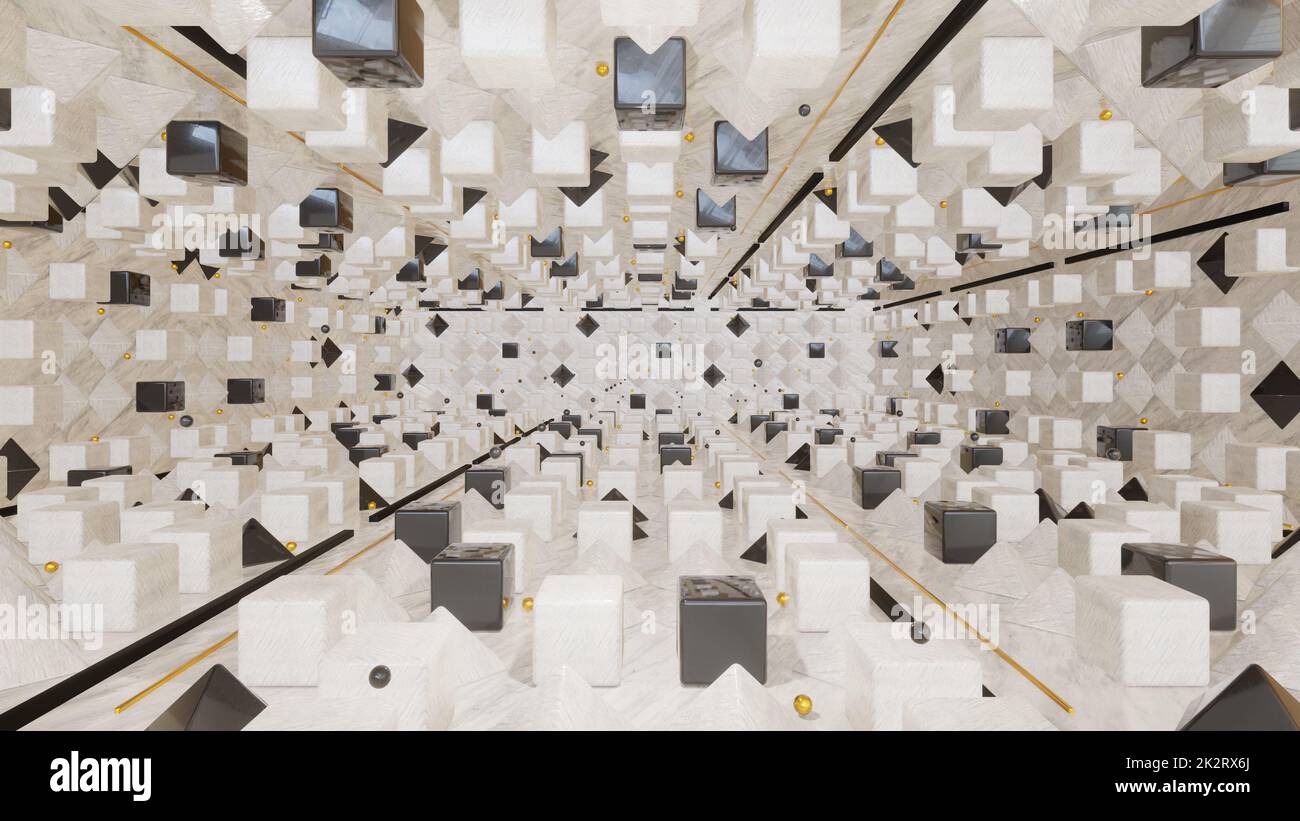 Abstract Difference Geometry With Patterns Style Stock Photo Alamy