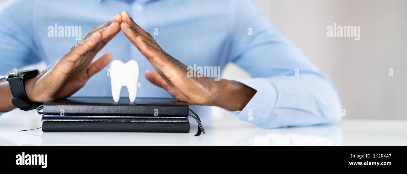 Dental Tooth Insurance And Replace Enamel Service Stock Photo Alamy