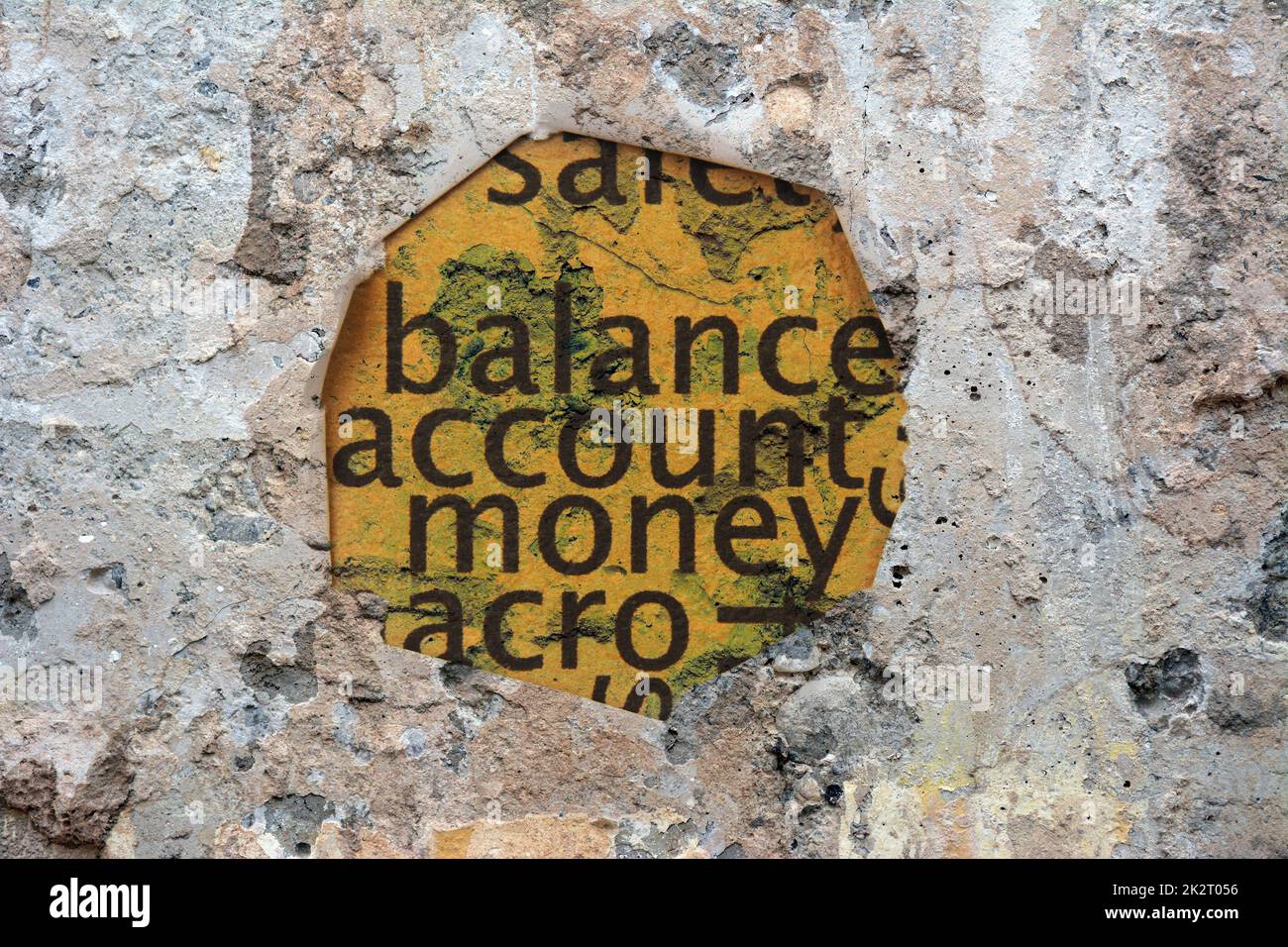 Balance account money Stock Photo