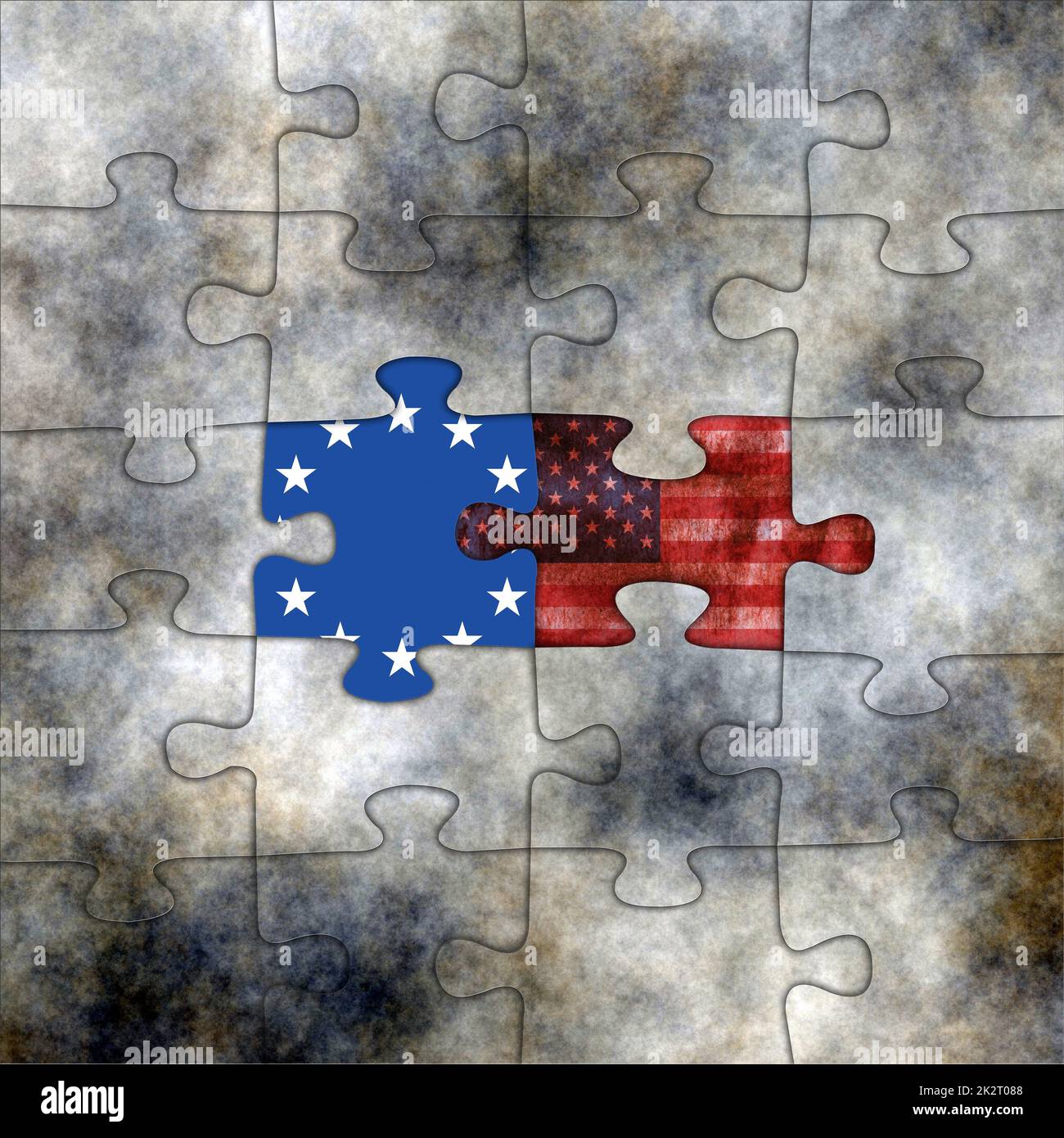 EU And USA Puzzles Stock Photo Alamy Eu and usa puzzles stock photo alamy
