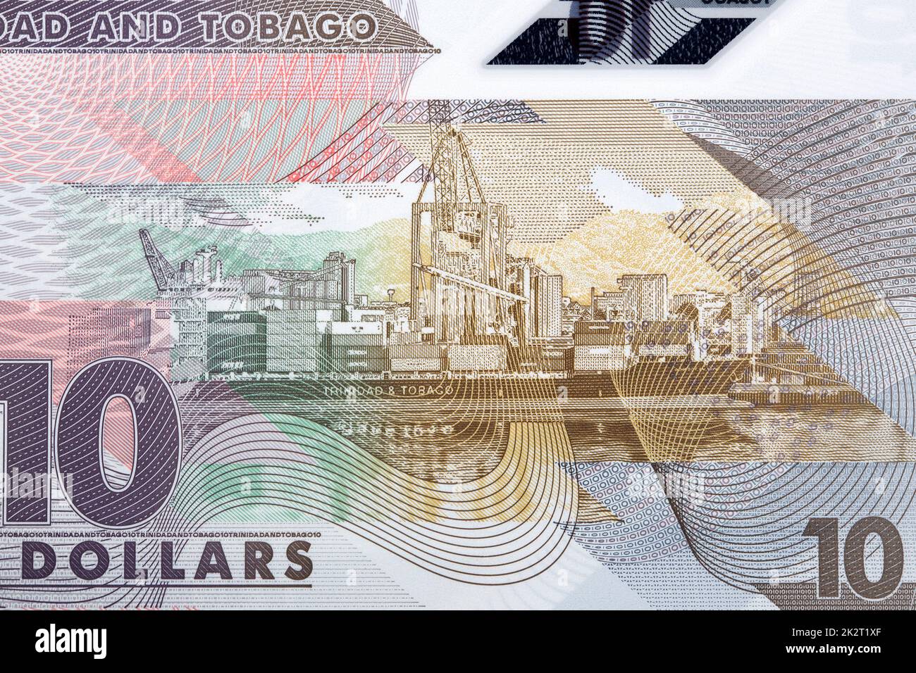 Port with Trinidad and Tobago money Dollars Stock Photo Alamy