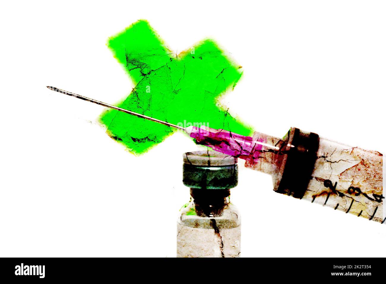 Syringe and vial Stock Photo Alamy