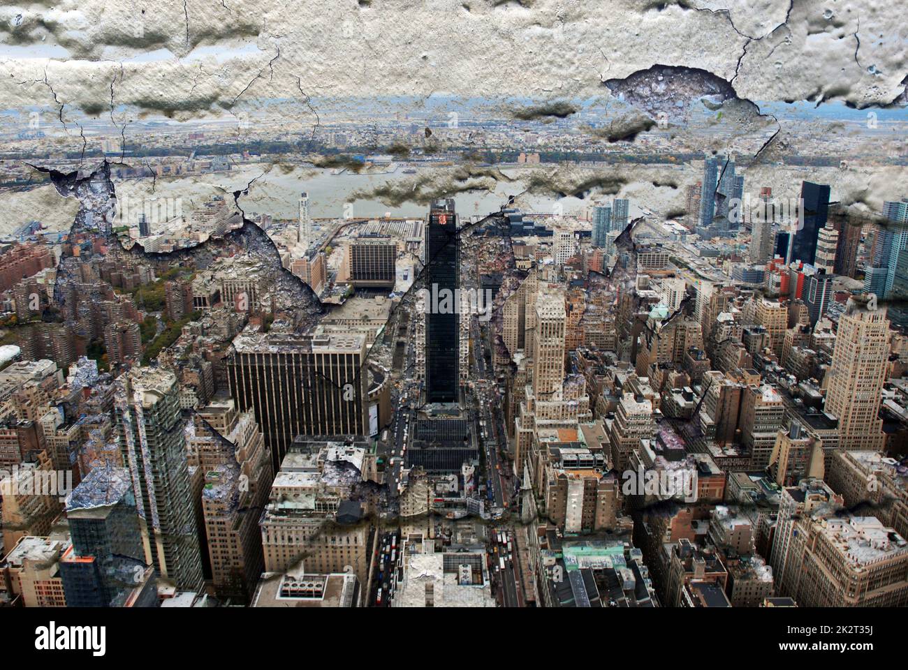 Picture of Retro city texture hi-res stock photography and images - Alamy
