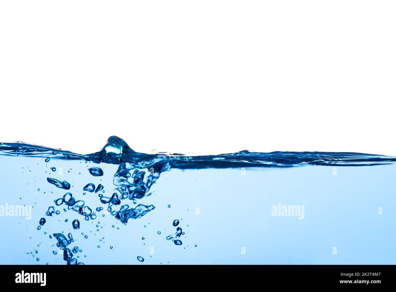 Abstract clean flow ripple surface on liquid Stock Photo