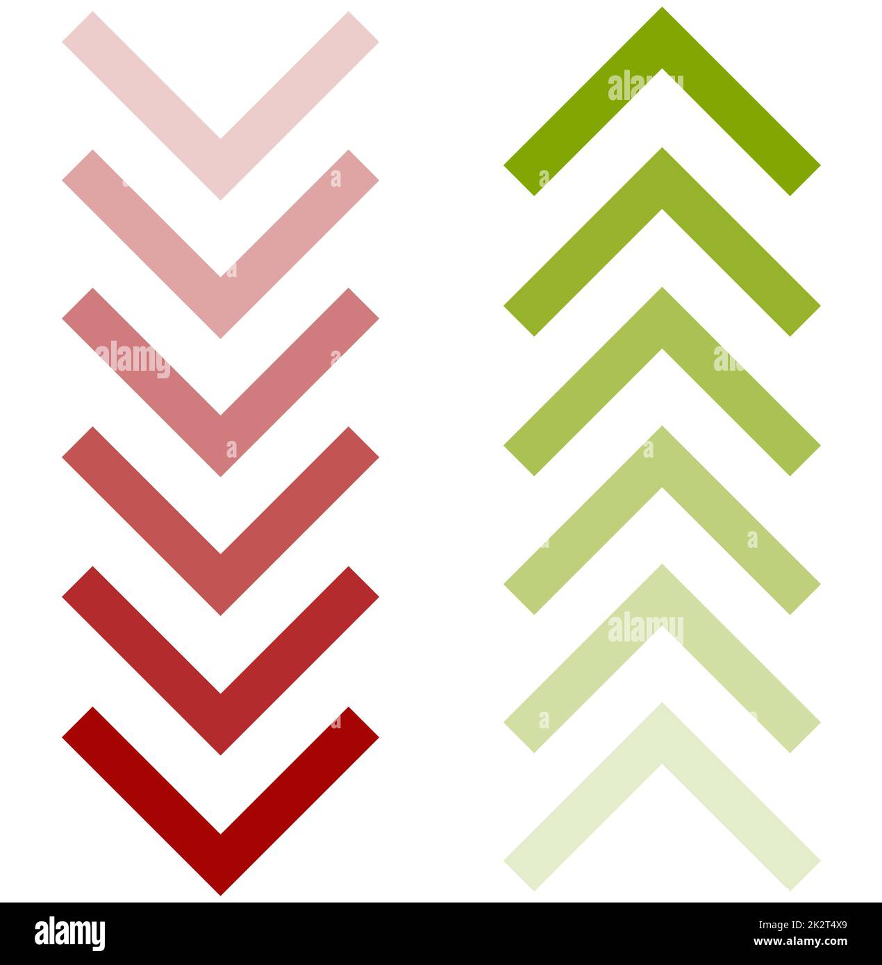 Arrows down red hi-res stock photography and images - Alamy