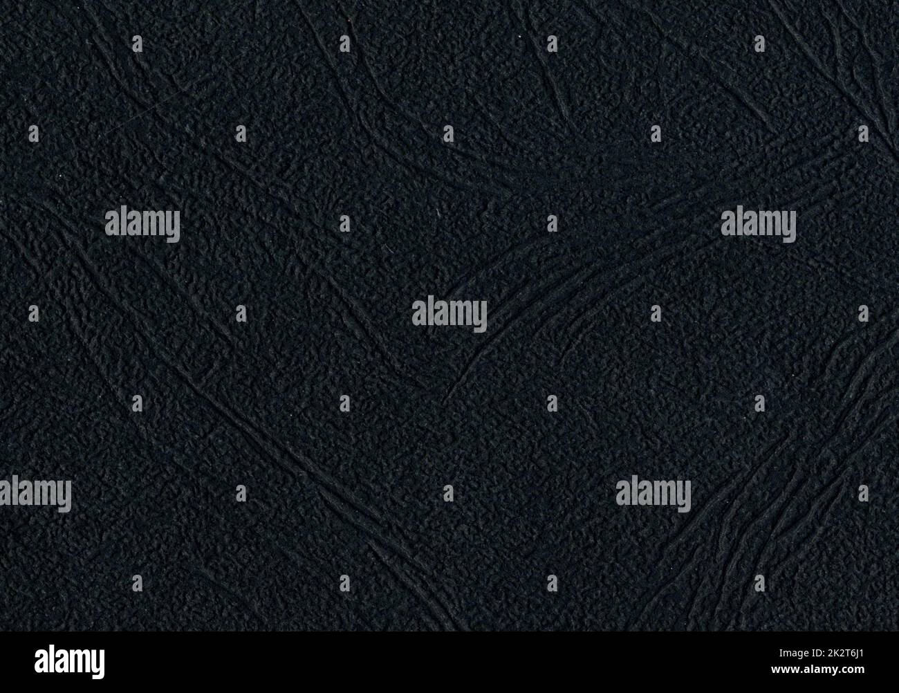 High resolution close up dark gray, black uncoated paper texture scan for notebook cover string pattern office notebook cover with copy space for text for wallpaper, presentation or mockup Stock Photo