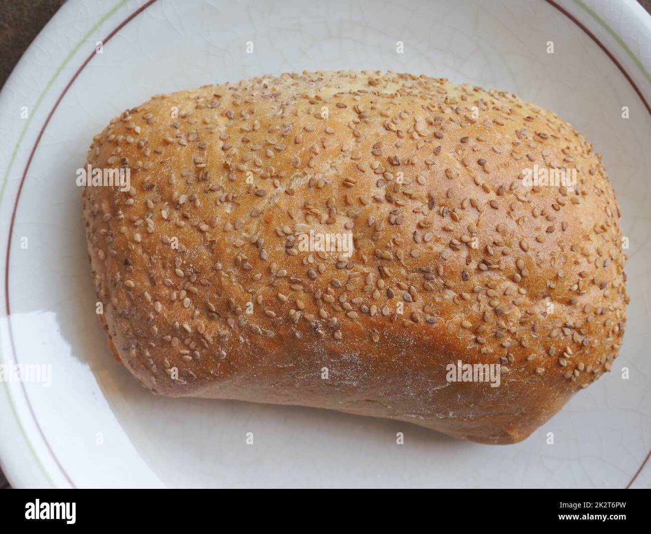 sesame seed bread baked food Stock Photo Alamy