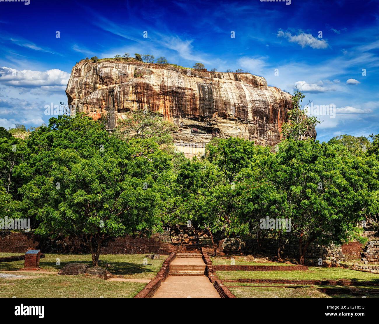 Sigiriya rock, Sri Lanka Stock Photo
