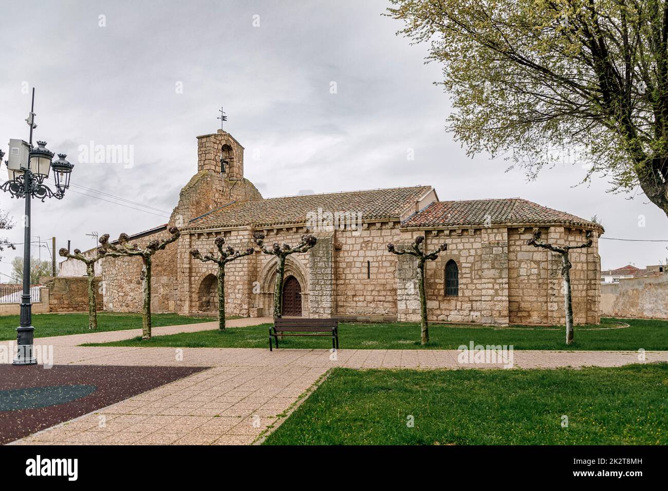 Hermitage Our Lady of the Angels, in Grijota,Palencia Spain Stock Photo