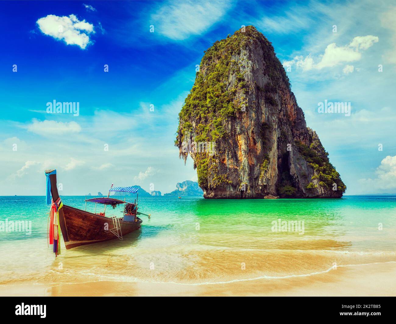 Thailand tropical vacation concept background Stock Photo