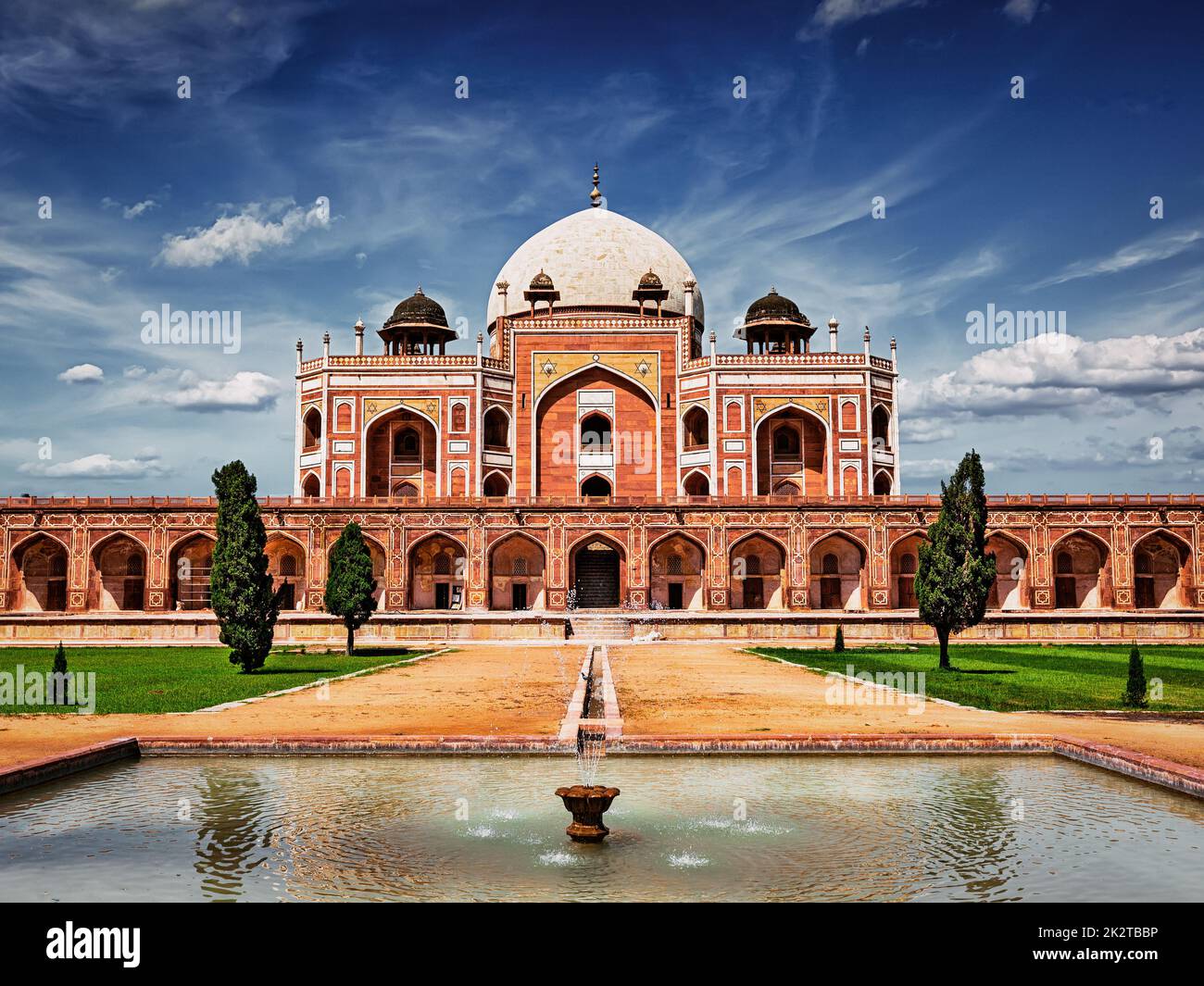 Humayuns tomb famous tourist hi-res stock photography and images - Alamy