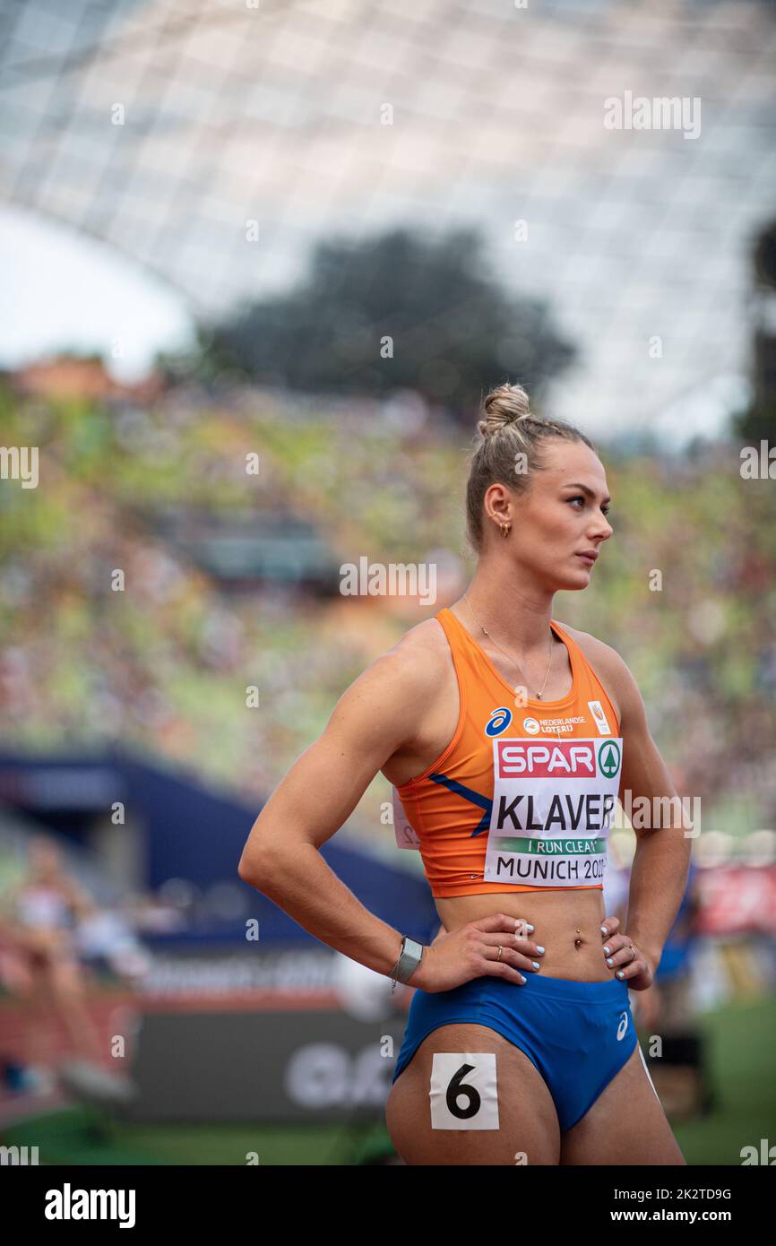 Lieke Klaver participating in the 400 meters of the European Athletics ...