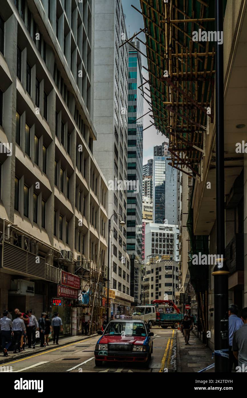 Image of Hong Kongs high-rise building Stock Photo