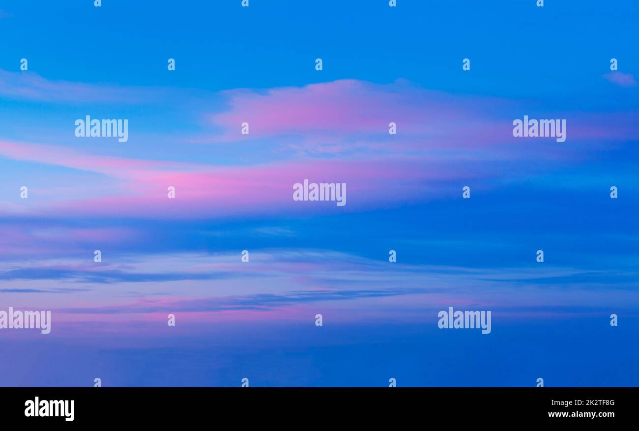 Sunset sky with dramatic clouds Stock Photo - Alamy