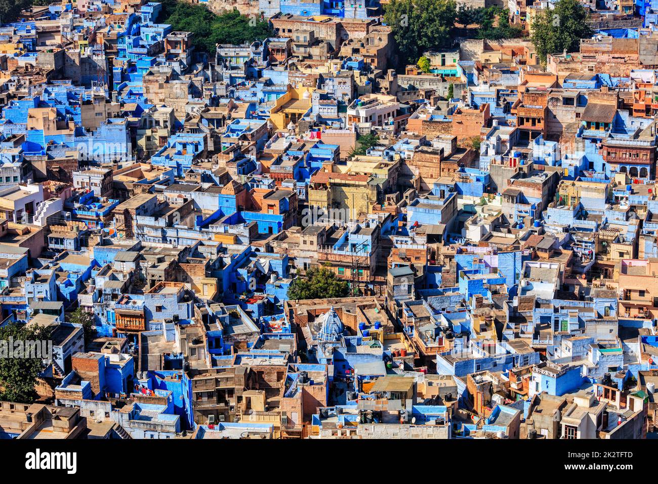 Jodhpur The Blue City Rajasthan India Stock Photo Alamy