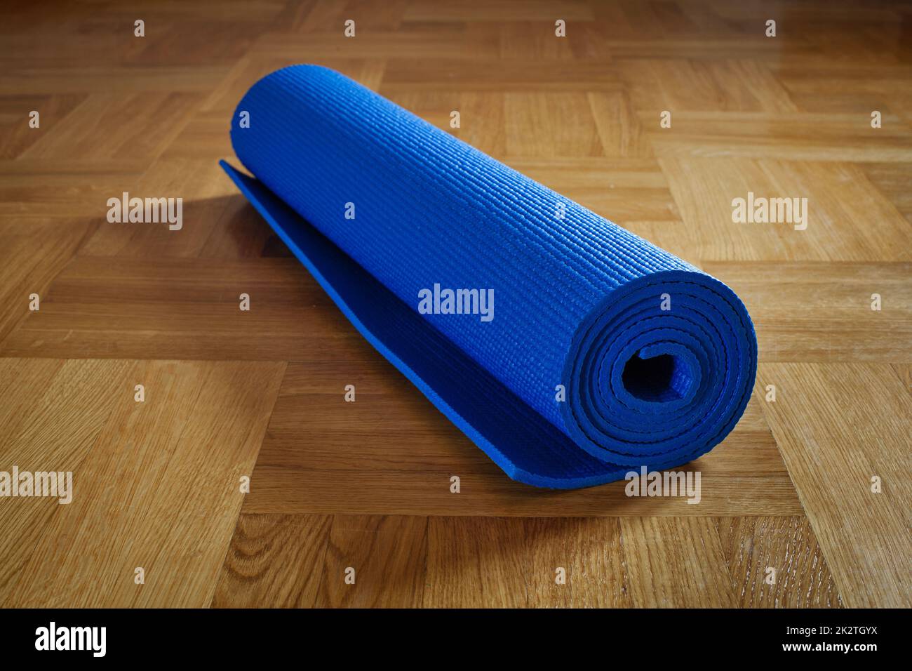 Yoga mat Stock Photo