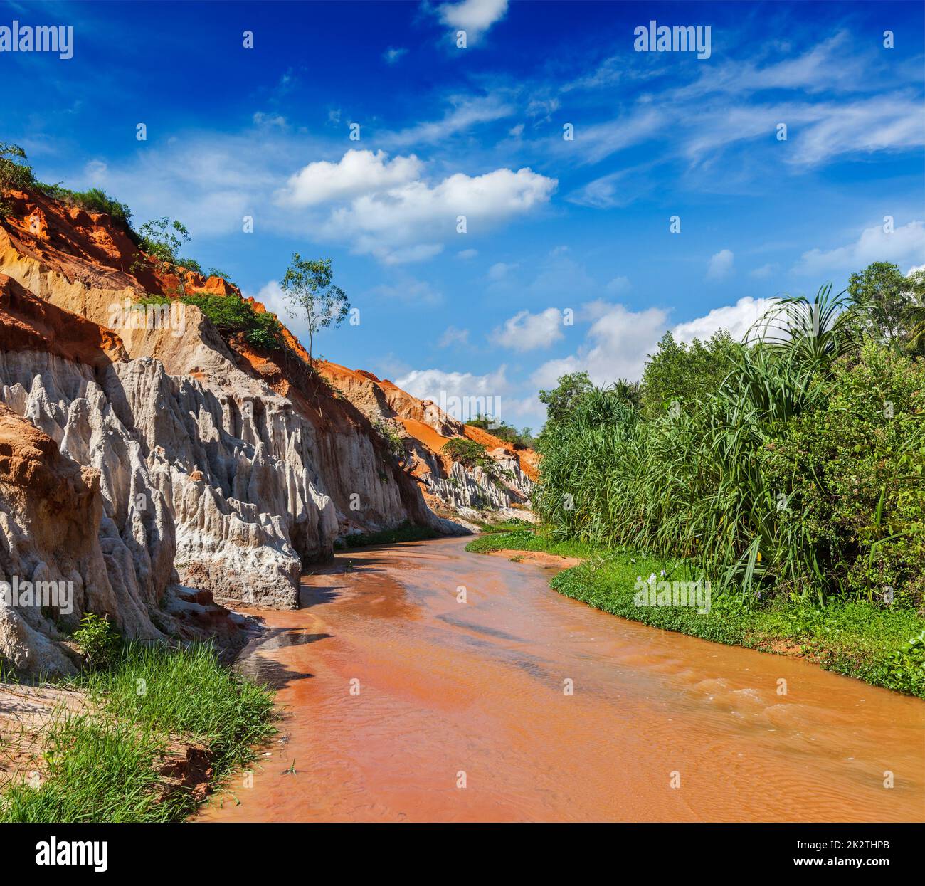 Fairy Stream Suoi Tien, Vietnam Stock Photo