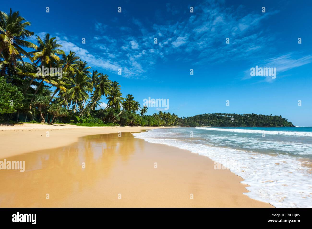 Idyllic beach. Sri Lanka Stock Photo