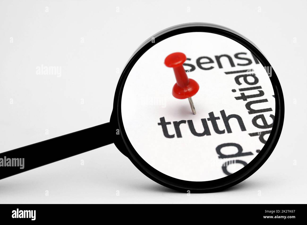 Search For Truth Stock Photo - Alamy