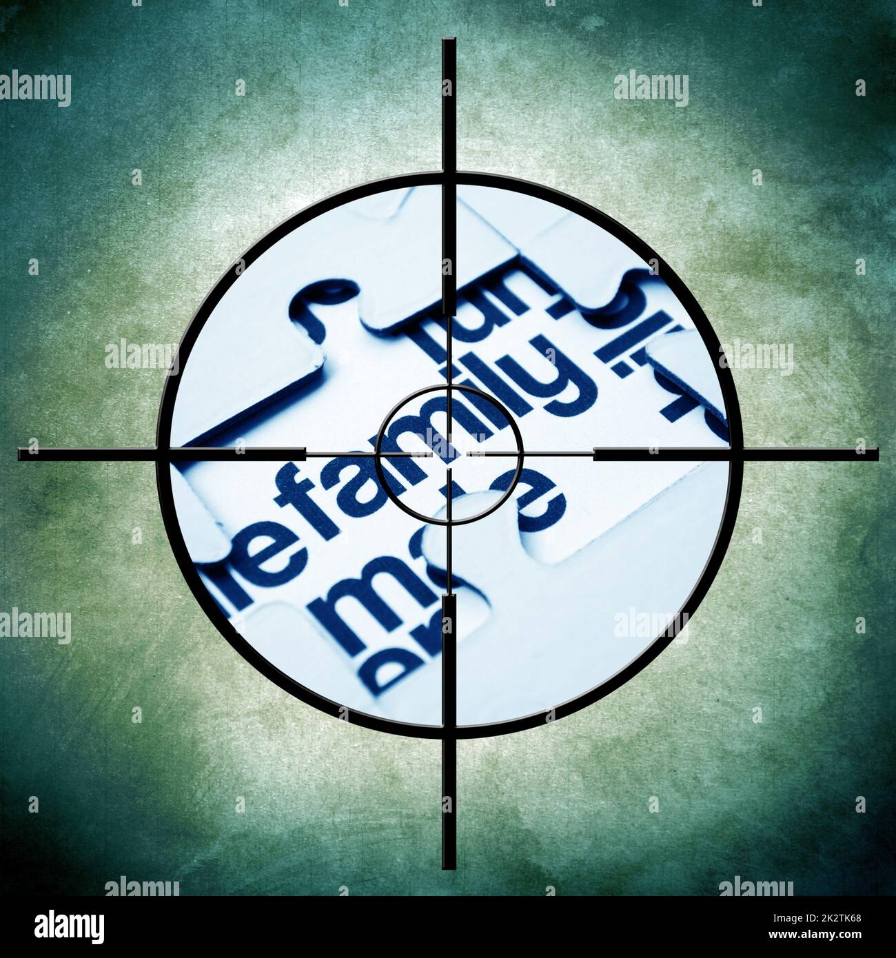Family target concept Stock Photo - Alamy