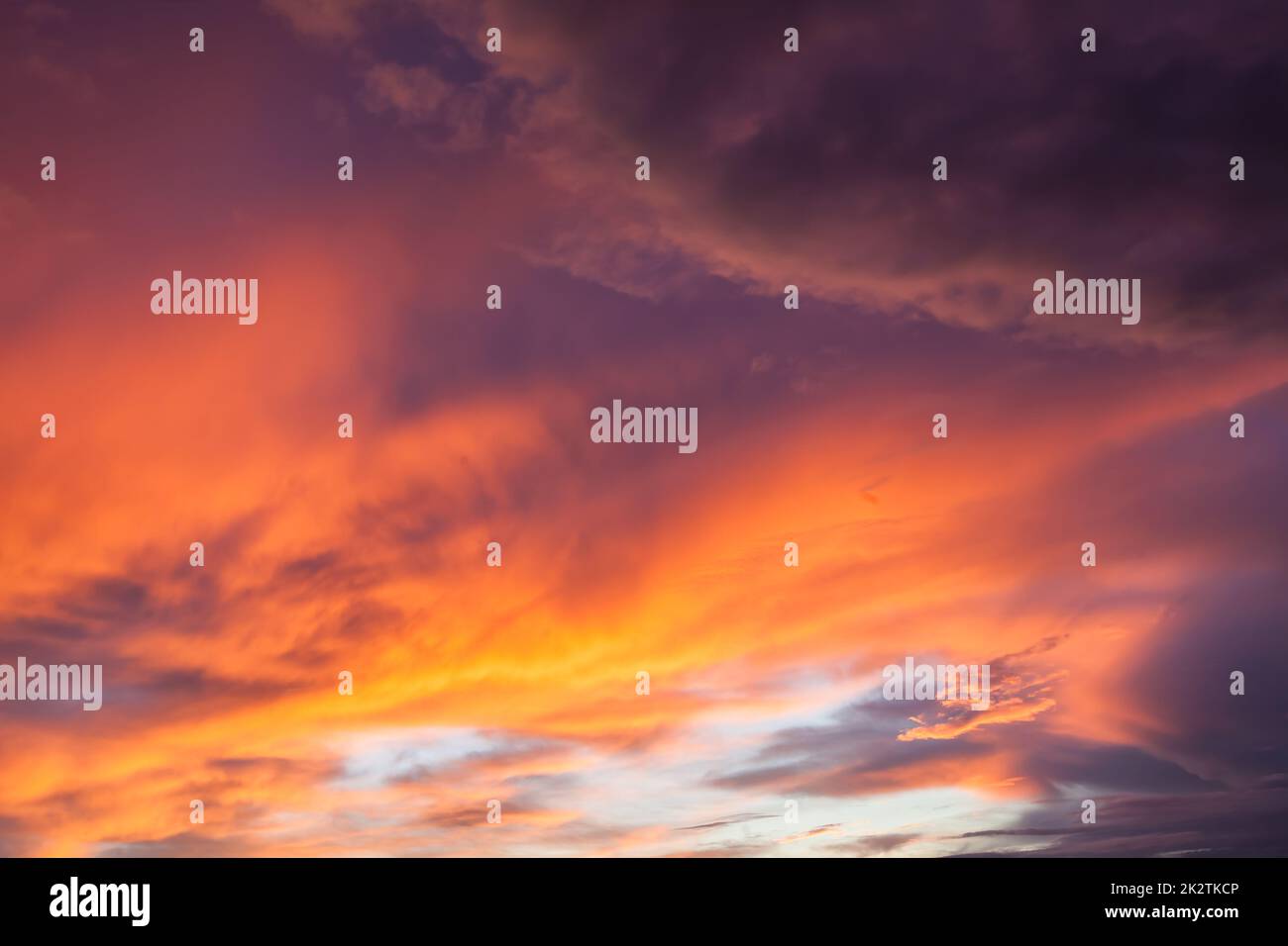 Sunset sky Stock Photo