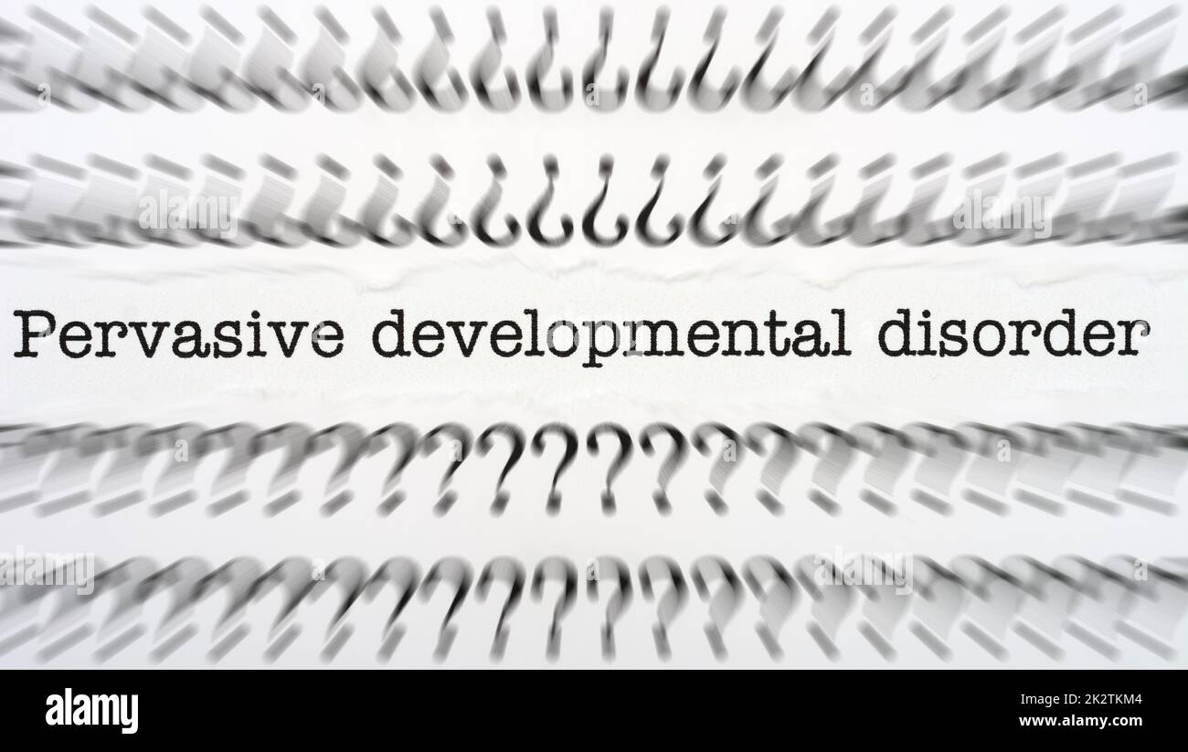 Pervasive developmental disorder Stock Photo - Alamy