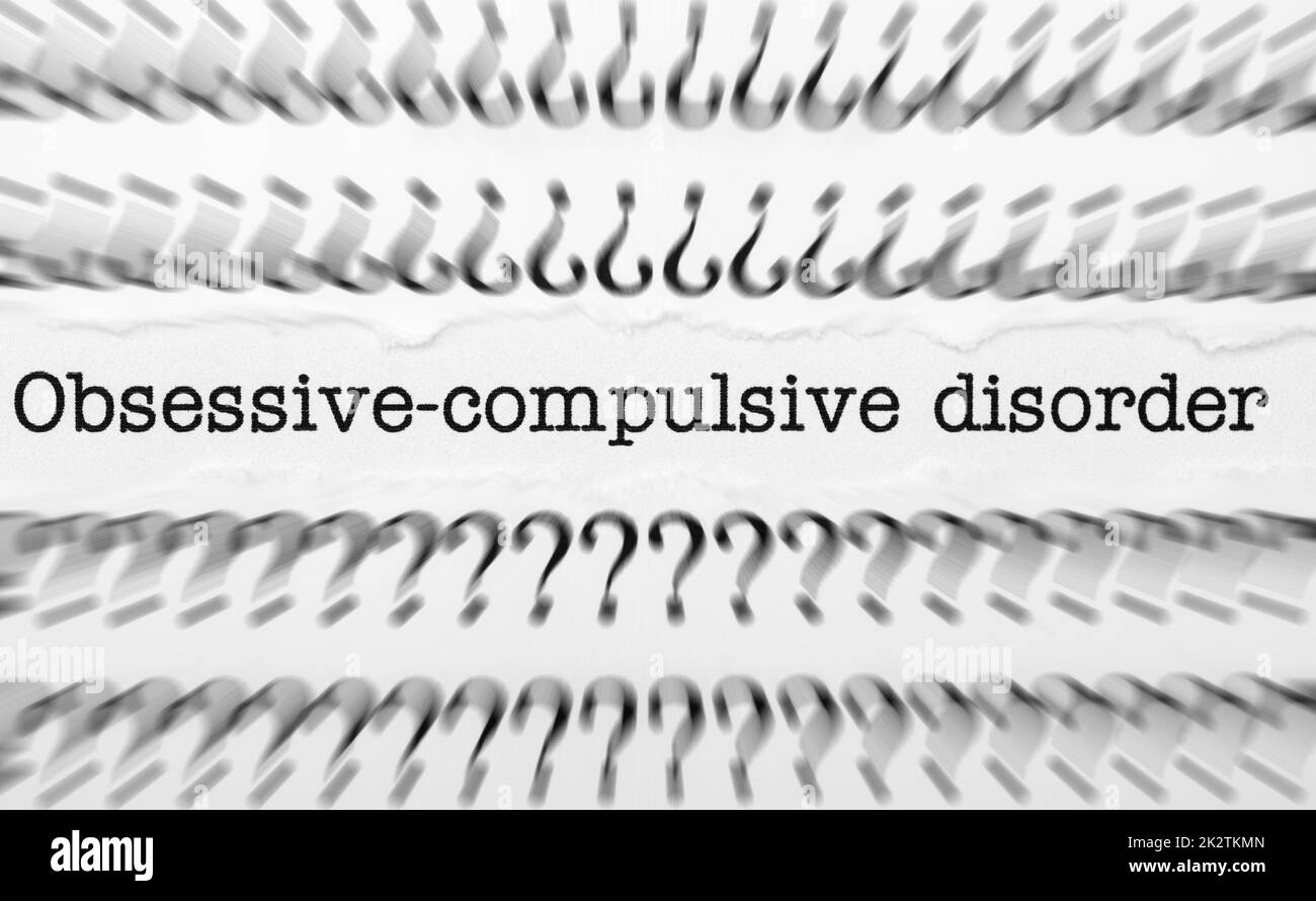 Obsessive compulsive disorder Stock Photo