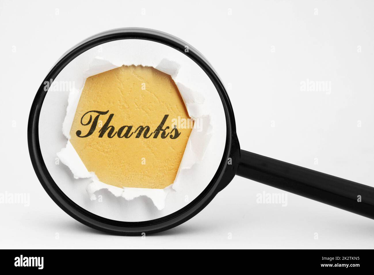 Thank you concept Stock Photo - Alamy