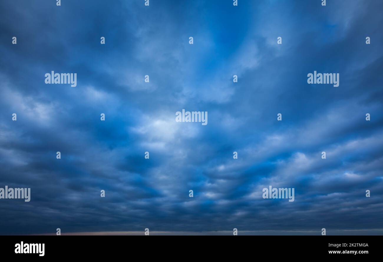 Dramatic stormy sky Stock Photo