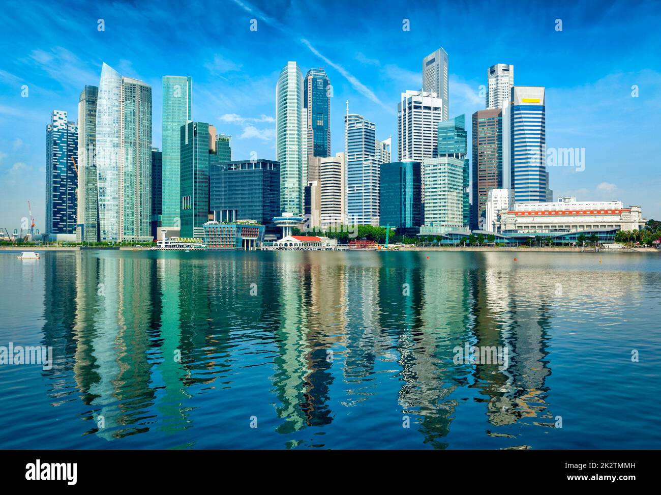 Modern city skyline Stock Photo