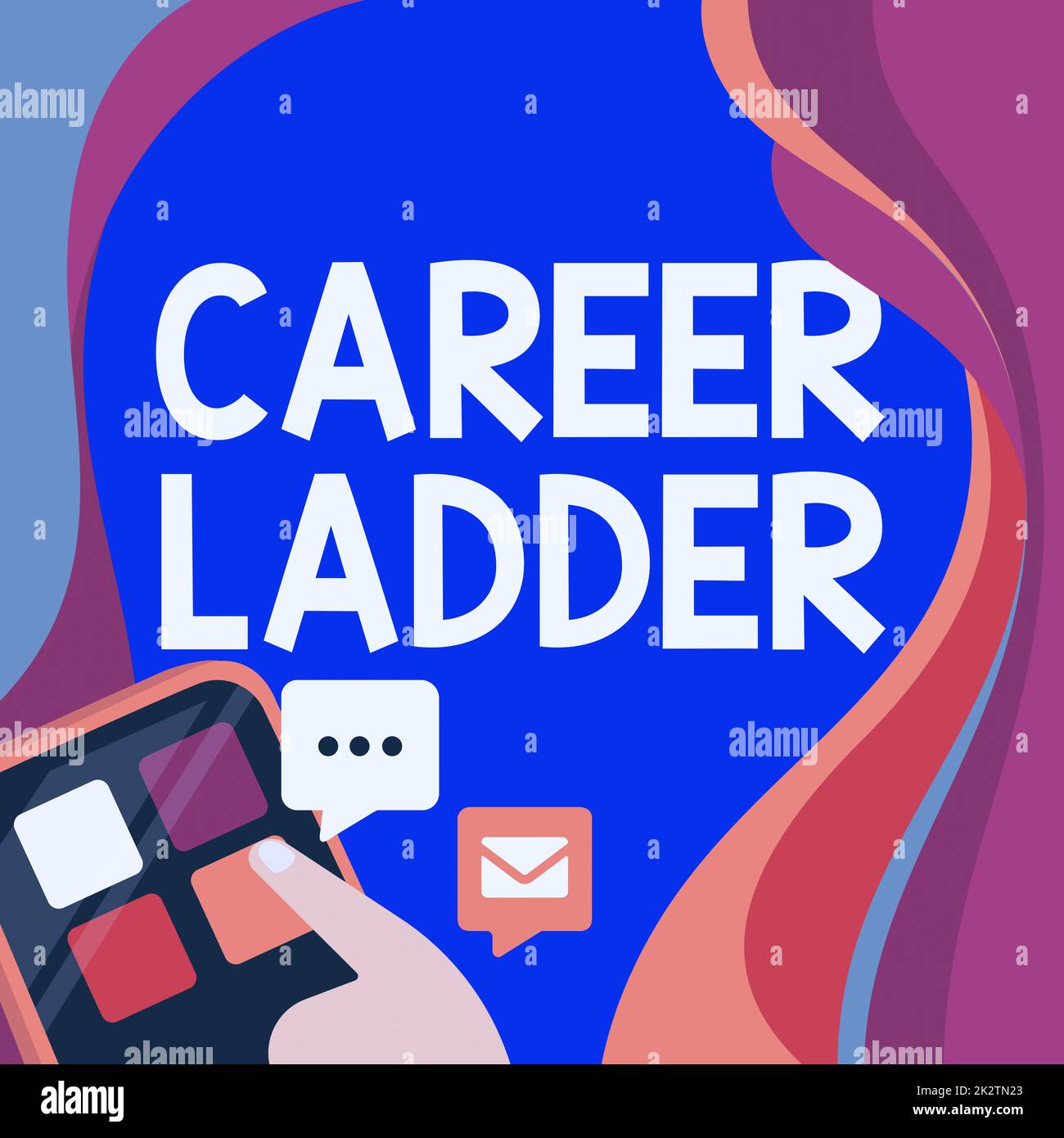 Sign displaying Career Ladder. Concept Job Promotion