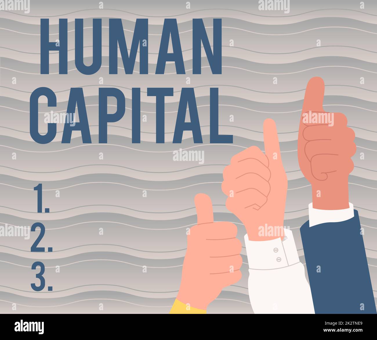 Sign displaying Human Capital. Business overview Intangible Collective Resources Competence Capital Education Colleagues Congratulating Success Presenting Innovative Combined Effort. Stock Photo