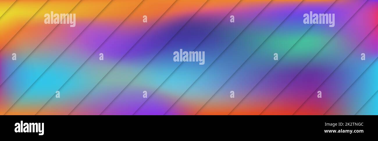 Panoramic abstract web background colorful gradient - Vector Stock ...