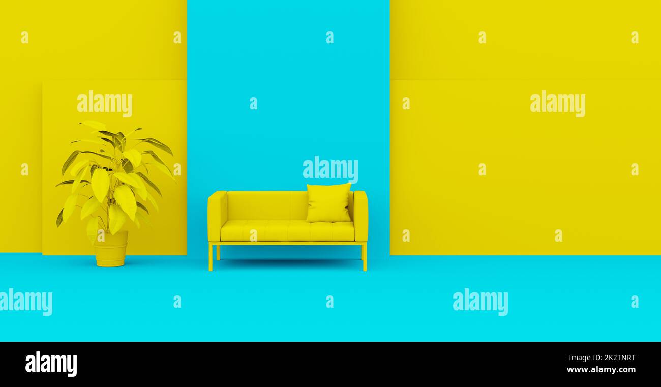 3d Abstract interior. Interior template Stock Photo - Alamy