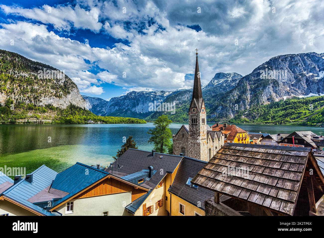 Hallstatt village, Austria Stock Photo