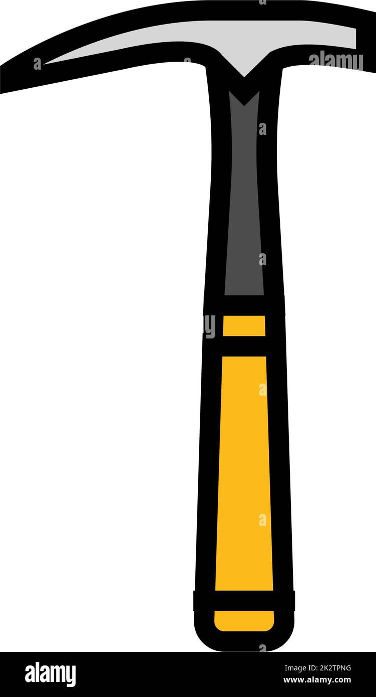 prospectors hammer tool color icon vector illustration Stock Vector ...