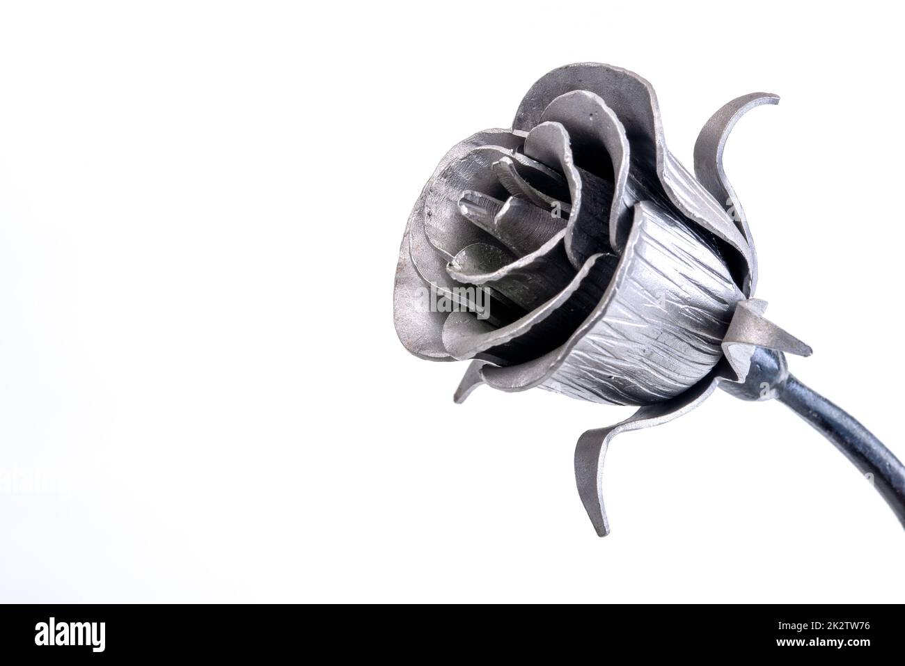 Wrought iron rose Stock Photo Alamy