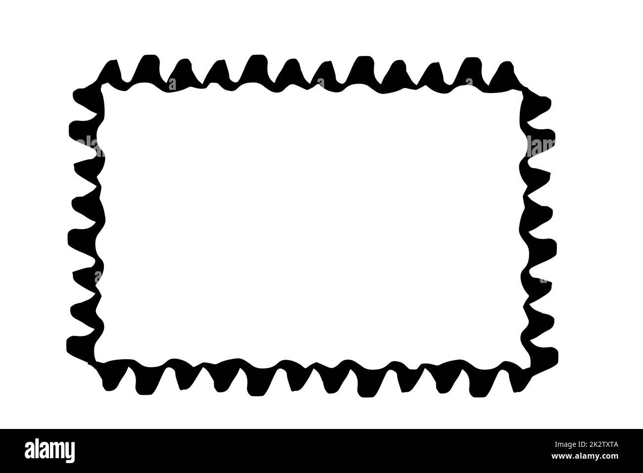 Colorful Inky Splash Frame Border Stock Illustration