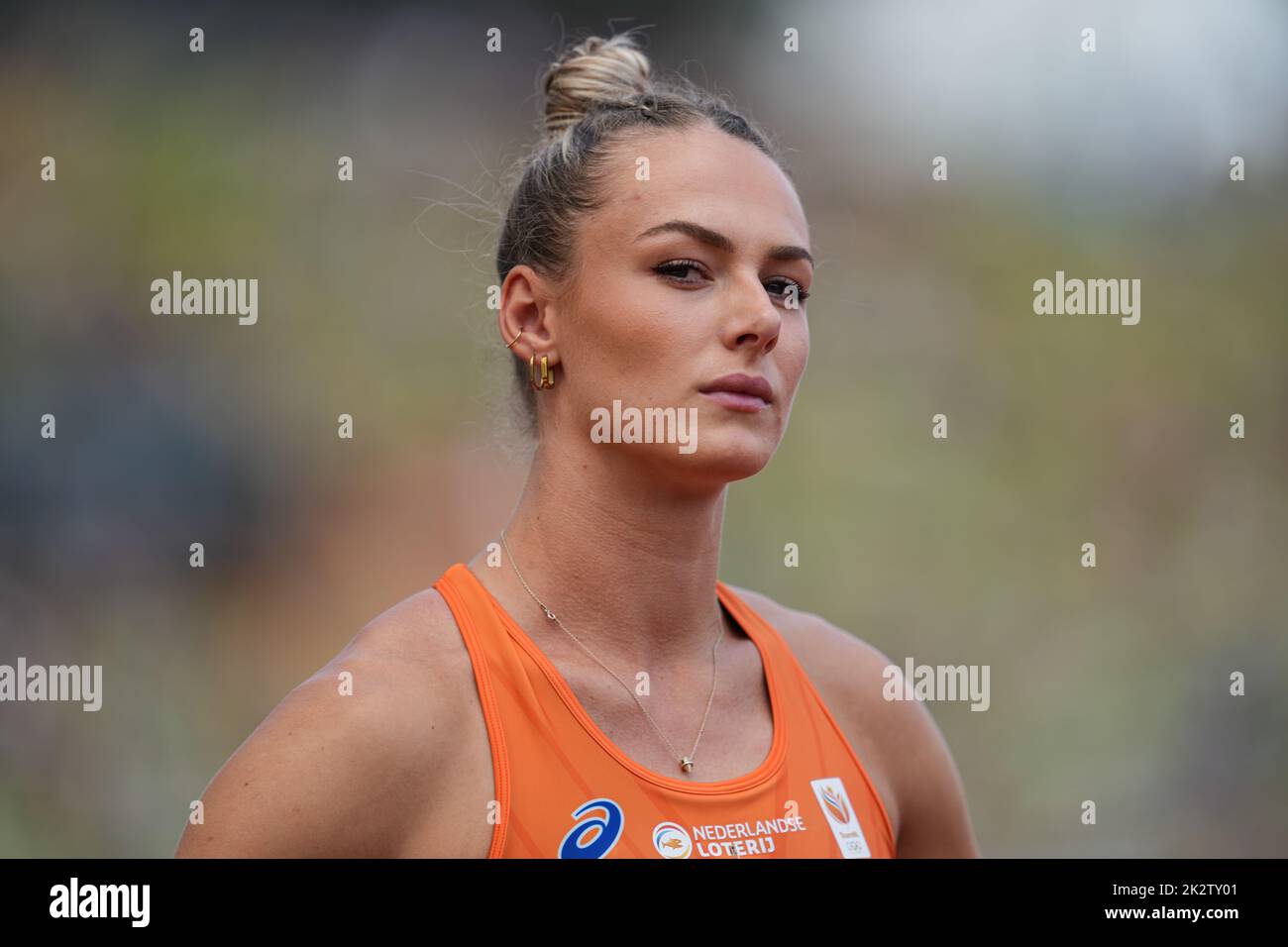 Lieke Klaver participating in the 400 meters of the European Athletics ...
