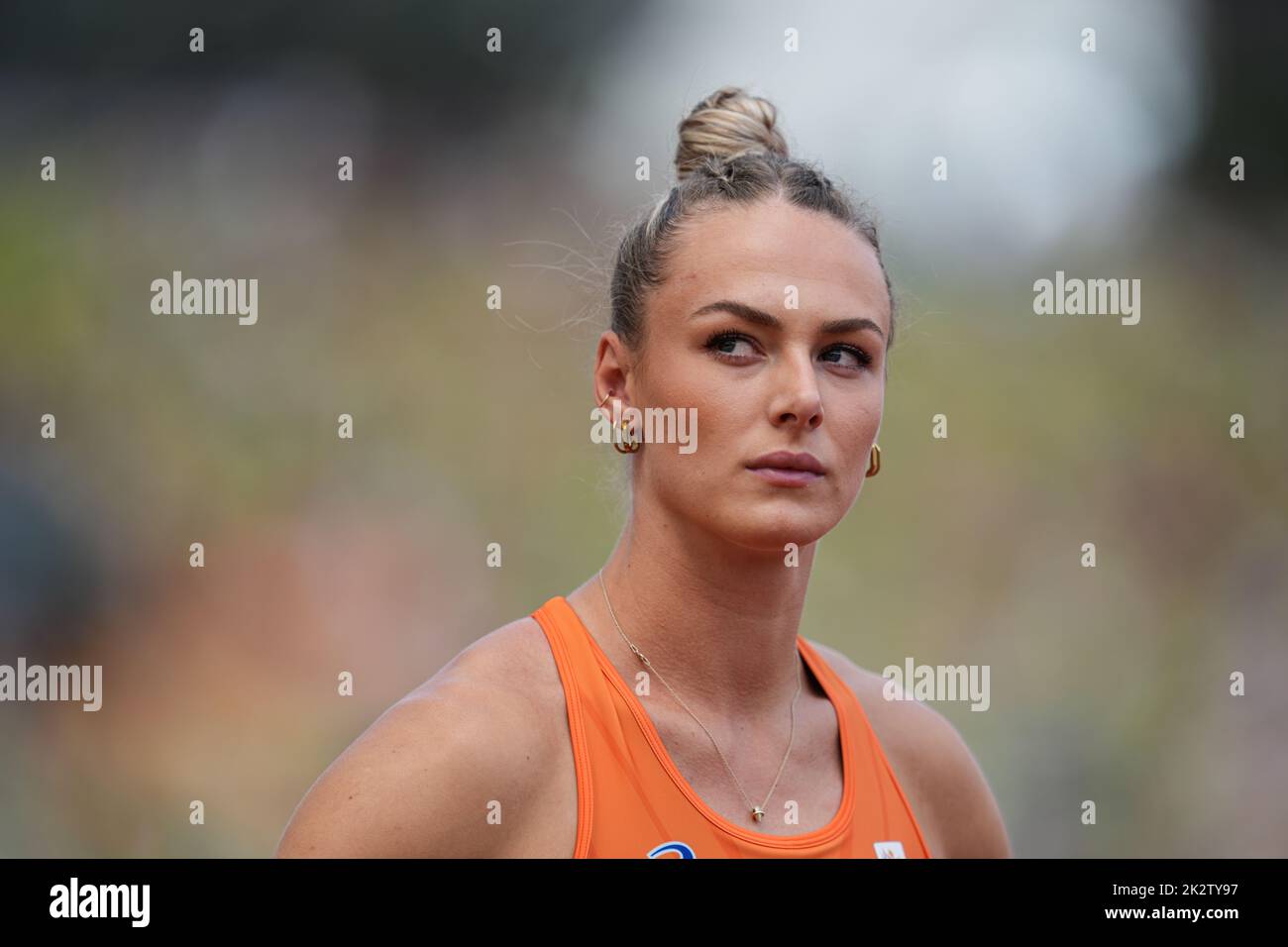 Lieke Klaver participating in the 400 meters of the European Athletics ...