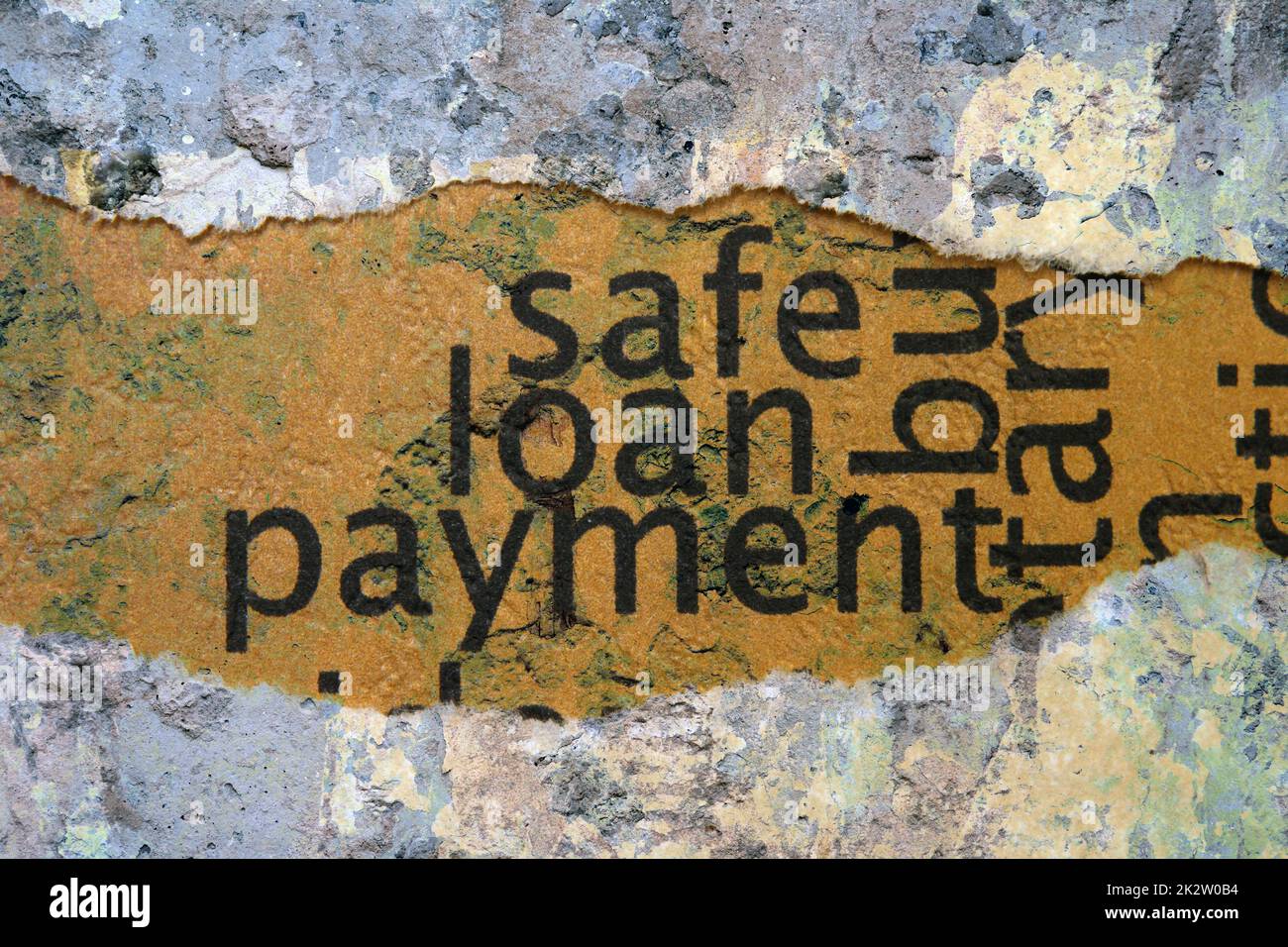 Safe loan payment concept Stock Photo Alamy