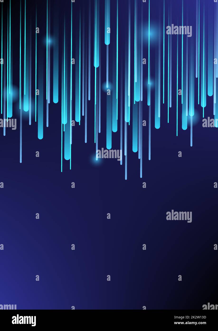 Abstract blue gradient fiber disign technology background. Vector illustration. Stock Vector