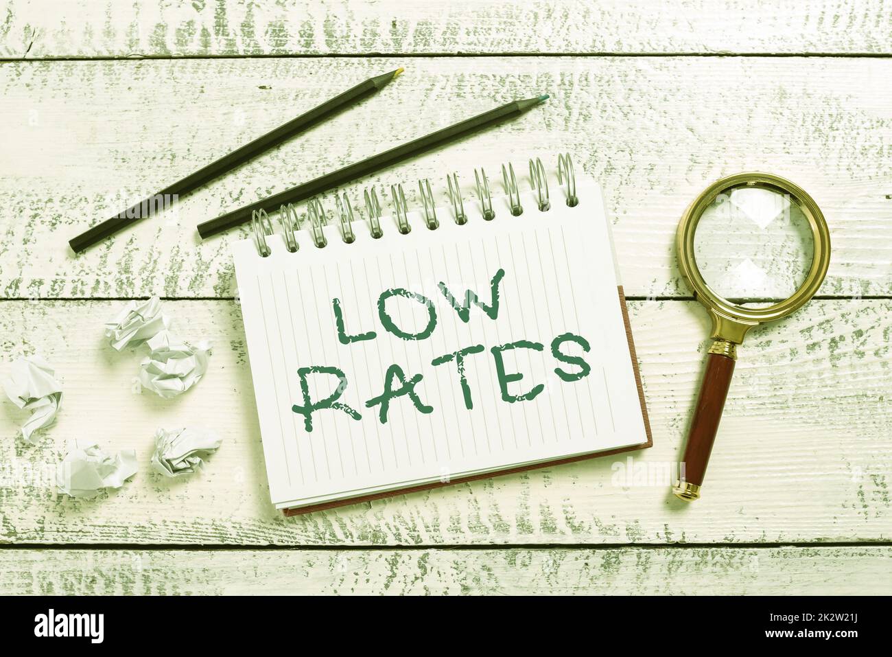 Text showing inspiration Low Rates. Word for A cost of an item or